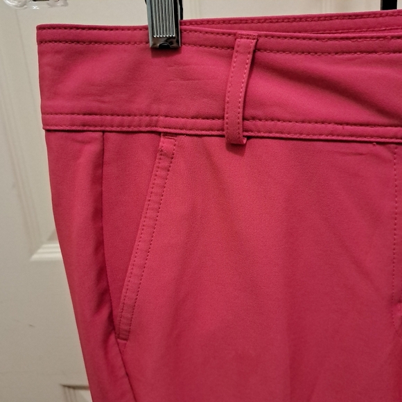 Pebble Beach Capri Pant Bright Pink SZ 10 Golf Pickleball #77 - Picture 3 of 11